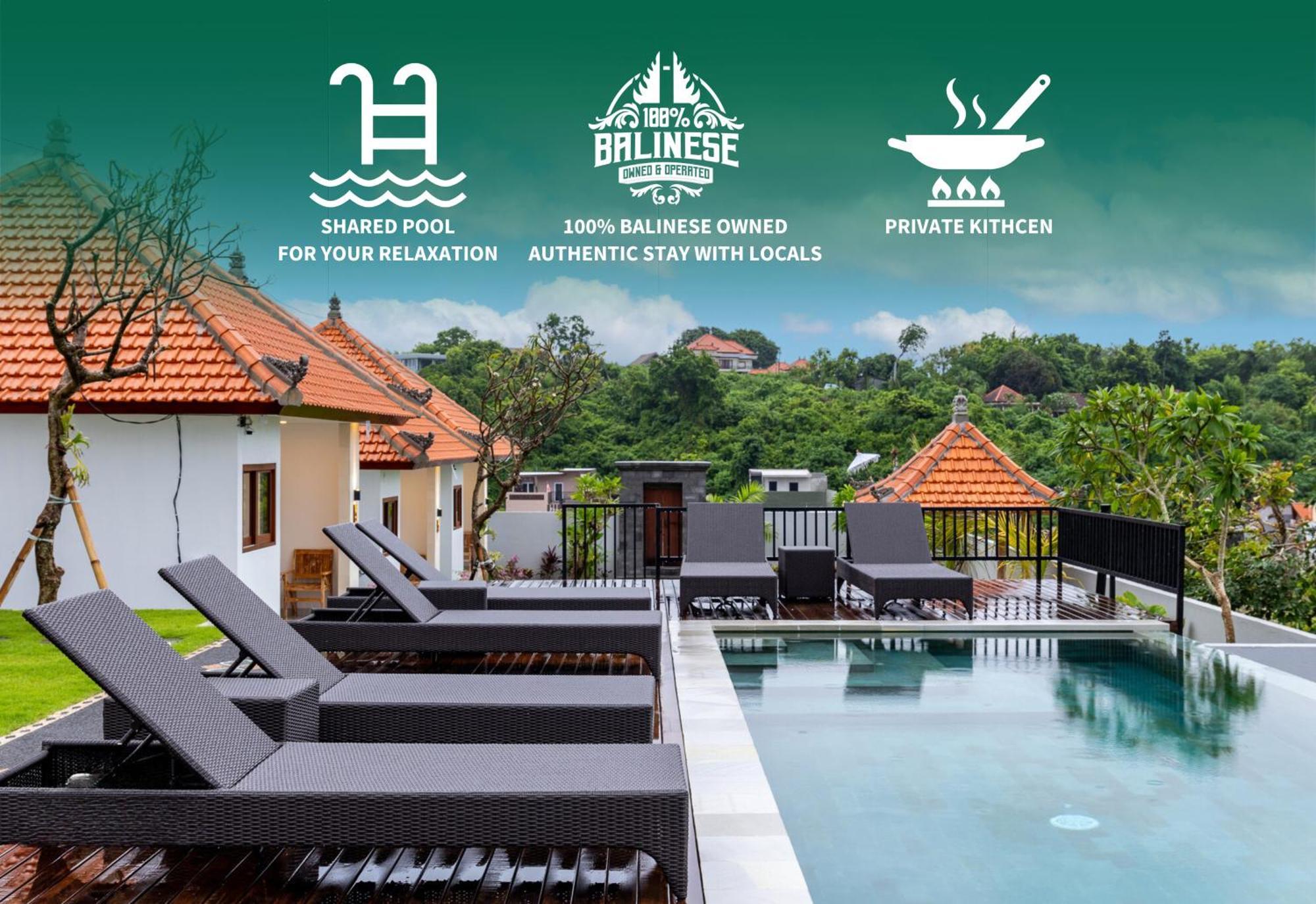 Agra Villa Bali By Bukit Vista Ungasan Exteriör bild